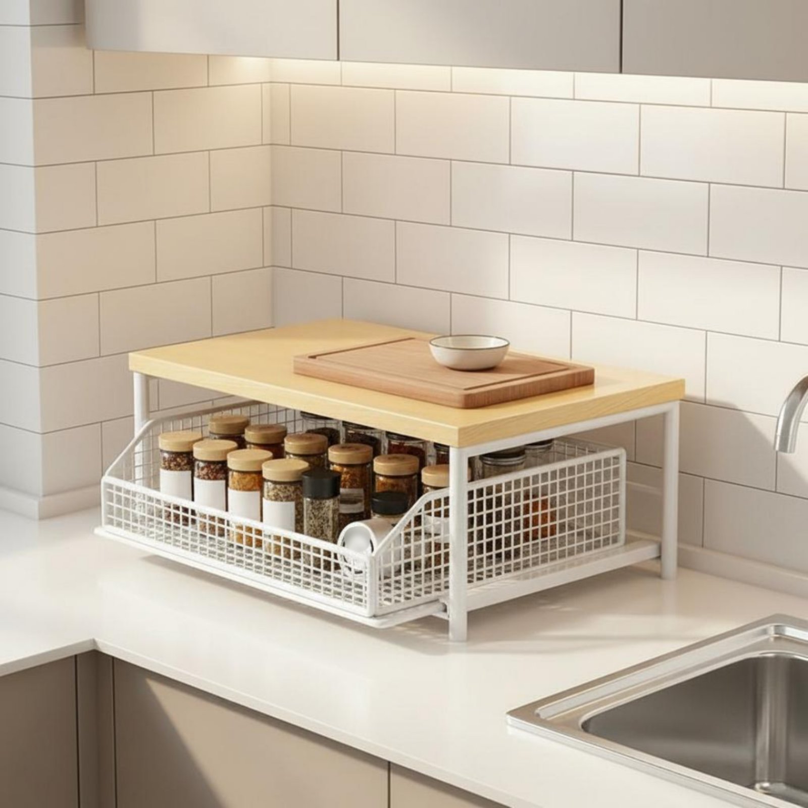 Rak Dapur 2 Tingkat Hemat Ruan - Kitchen Appliances Are ulasan dan harga